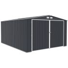 Metal Garázs 380x480 szürke - HARDMAISTER