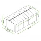 Metal Garázs 380x480 szürke - HARDMAISTER