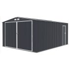 Metal Garázs 380x480 szürke - HARDMAISTER