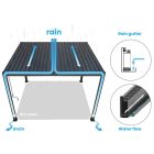 SUN CLASSIC 3x3 m fehér terasz pergola