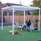 SUN PREMIUM 3x4 m fehér terasz pergola