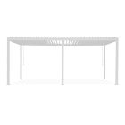 SUN PREMIUM 3x6 m fehér terasz pergola