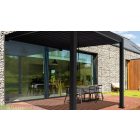 SUN PREMIUM WALL 3x3 m antracit terasz pergola