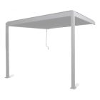 SUN PREMIUM WALL 3x3 m fehér terasz pergola