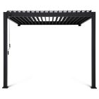 SUN PREMIUM WALL 3x4 m antracit terasz pergola