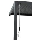 SUN PREMIUM WALL 3x4 m antracit terasz pergola