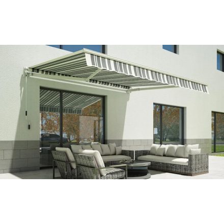 Sun Classic falra szerelhető napellenző 300x250 Fehér/Szürke