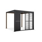 SUN PREMIUM antracit állítható zsalus panel 3 méteres pergolához