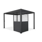 SUN PREMIUM antracit állítható zsalus panel 3 méteres pergolához