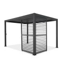 SUN PREMIUM antracit állítható zsalus panel 3 méteres pergolához