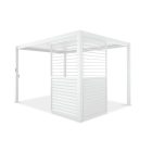 SUN PREMIUM fehér állítható zsalus panel 3 méteres pergolához