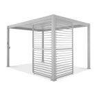 SUN PREMIUM fehér állítható zsalus panel 4 méteres pergolához