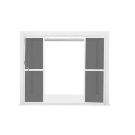   SUN PREMIUM fehér Polikarbonát tolóajtó 3 méteres pergolához