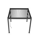 SUN ELEGANCE 3x3m szabadon álló terasz pergola - Antracit Kerti Terasz árnyékoló