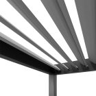 SUN ELEGANCE 3x3 m Light Gray terasz pergola