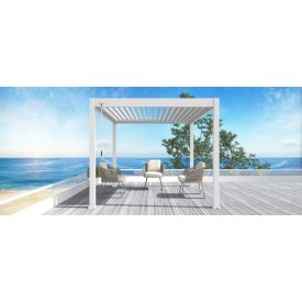SUN ELEGANCE 3x3 m fehér terasz pergola