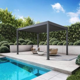 SUN ELEGANCE 3x4 m antracit terasz pergola