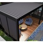 SUN ELEGANCE 3x4 m antracit terasz pergola