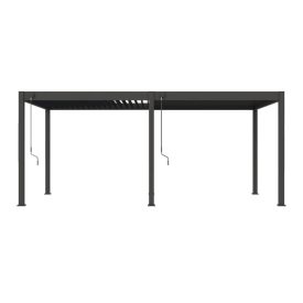 3x6m manuális terasz árnyékoló