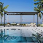 SUN ELEGANCE 3x6 m Light Gray terasz pergola