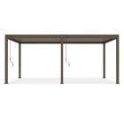 SUN ELEGANCE 3x6 m Taupe szürke terasz pergola