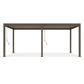 SUN ELEGANCE 3x6 m Taupe szürke terasz pergola