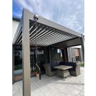 SUN ELEGANCE 3x6 m Taupe szürke terasz pergola