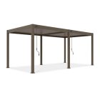 SUN ELEGANCE 3x6 m Taupe szürke terasz pergola