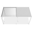 SUN ELEGANCE 3x6 m Fehér terasz pergola