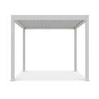 SUN ELEGANCE 3x3 m  Motoros fehér terasz pergola + LED világítás