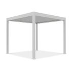 SUN ELEGANCE 3x3 m  Motoros fehér terasz pergola + LED világítás