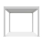SUN ELEGANCE 3x3 m  Motoros fehér terasz pergola + LED világítás