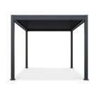 SUN ELEGANCE 3x4 m  Motoros antracit terasz pergola + LED világítás