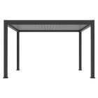 SUN ELEGANCE 3x4 m  Motoros light grey terasz pergola + LED világítás