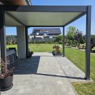 SUN ELEGANCE 3x4 m  Motoros light grey terasz pergola + LED világítás