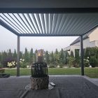 SUN ELEGANCE 3x4 m  Motoros light grey terasz pergola + LED világítás