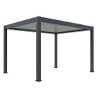 SUN ELEGANCE 3x4 m  Motoros light grey terasz pergola + LED világítás