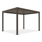 SUN ELEGANCE 3x4 m  Motoros taupe szürke terasz pergola + LED világítás
