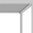SUN ELEGANCE 3x4 m  Motoros fehér terasz pergola + LED világítás
