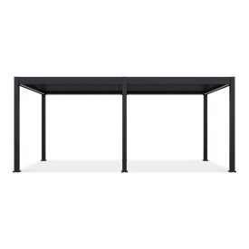 SUN ELEGANCE 3x6 m  Motoros antracit terasz pergola + LED világítás