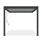 SUN ELEGANCE WALL 3x3 m light grey terasz pergola