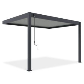 SUN ELEGANCE WALL 3x4 m light grey terasz pergola