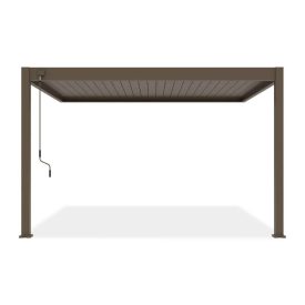 SUN ELEGANCE WALL 3x4 m taupe szürke terasz pergola