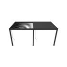 SUN ELEGANCE WALL 3x6 m antracit terasz pergola