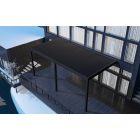 SUN ELEGANCE WALL 3x6 m antracit terasz pergola