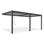 SUN ELEGANCE WALL 3x6 m light grey terasz pergola