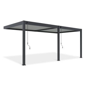 SUN ELEGANCE WALL 3x6 m light grey terasz pergola