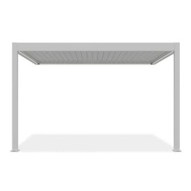   SUN ELEGANCE WALL 3x4 m  Motoros fehér terasz pergola + LED világítás