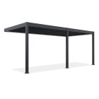 SUN ELEGANCE WALL 3x6 m  Motoros antracit terasz pergola + LED világítás