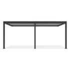 SUN ELEGANCE WALL 3x6 m  Motoros light grey terasz pergola + LED világítás